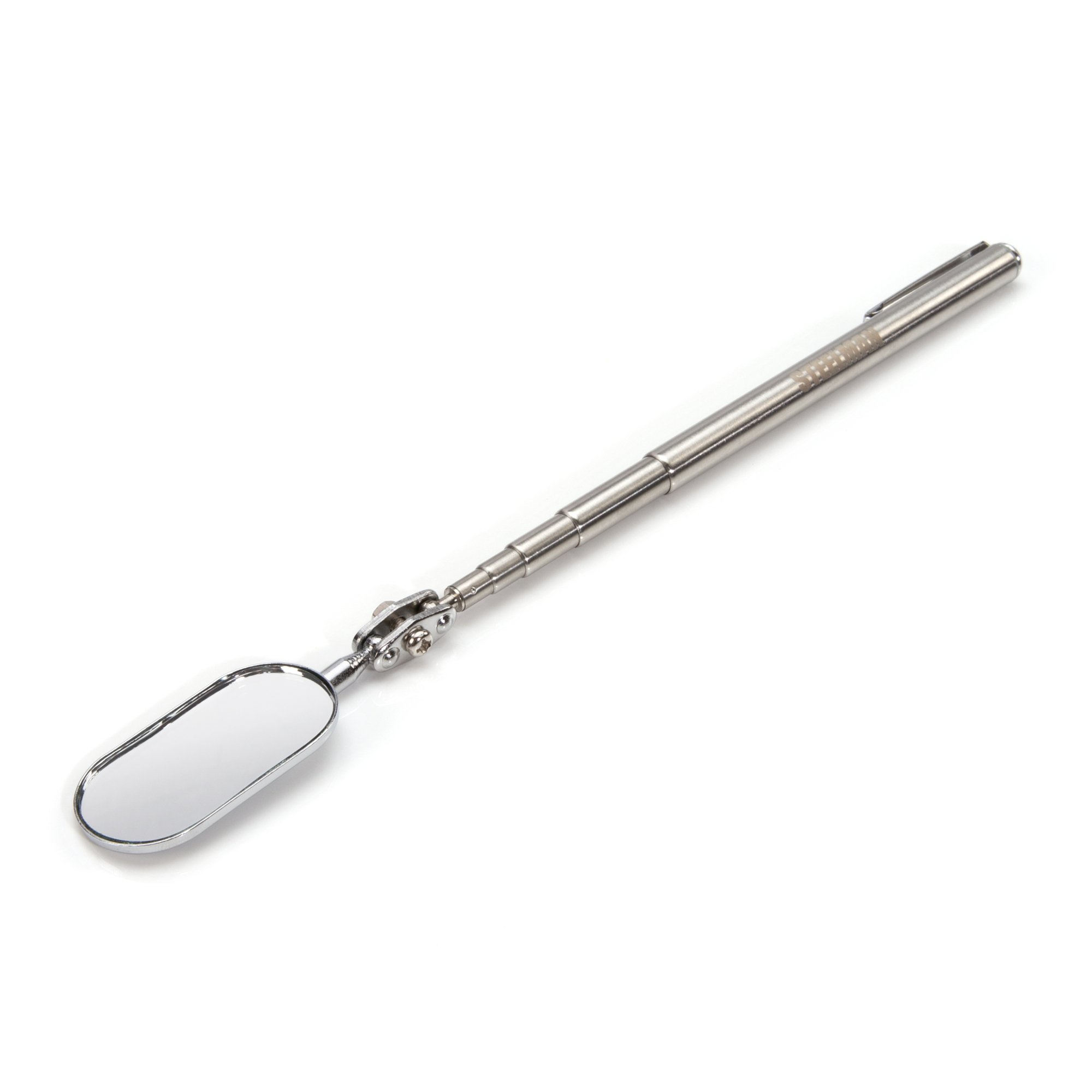 STEELMAN 21-Inch Telescoping 1-Inch x 2-Inch Inspection Mirror, Model# 41816